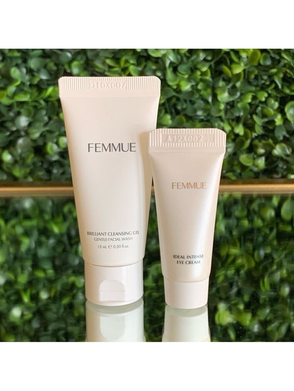 FEMMUE Brilliant Cleansing Gel & Ideal Intense Eye Cream Duo Set | NEW